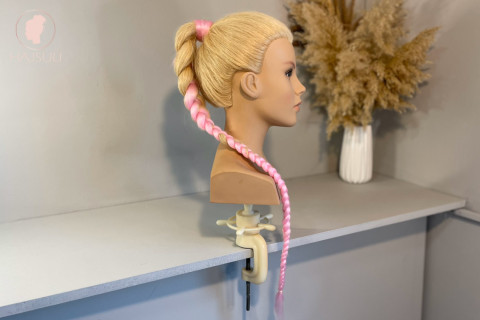 Póthajas fonott copf